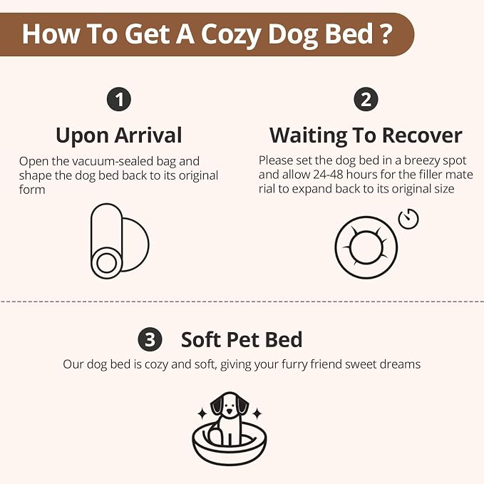 JOLLYVOGUE Calming Dog Bed for Small Dogs - Image 7