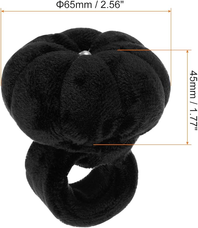 HARFINGTON Wrist Pin Cushions Band Sewing Needle Cushion Needle Holder Pincushions with Adjustable Strap Fit All Wrist Sizes for Sewing Quilting Needlework Crafts, Black