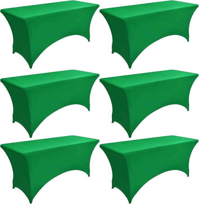 6-Pack 6ft Spandex Table Covers by Unknown