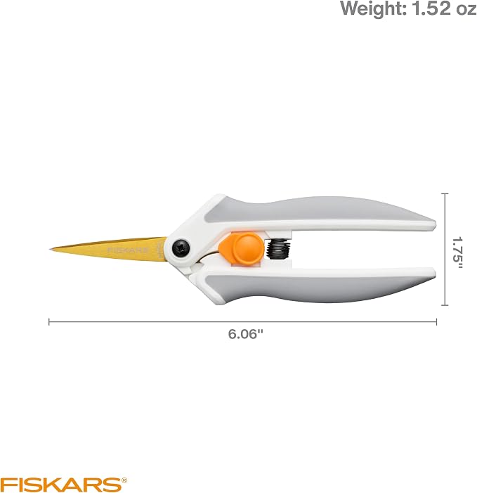 Fiskars Easy Action Micro-Tip Titanium Scissors, Sharp Blades - Image 6