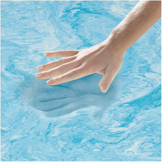 FoamRush 2"x 24" x 24" Gel Cooling Memory Square Foam Cushion, Upholstery Foam, Seat Replacement, Upholstery Sheet, Wheelchair Seat Cushion Replacement, Made in USA