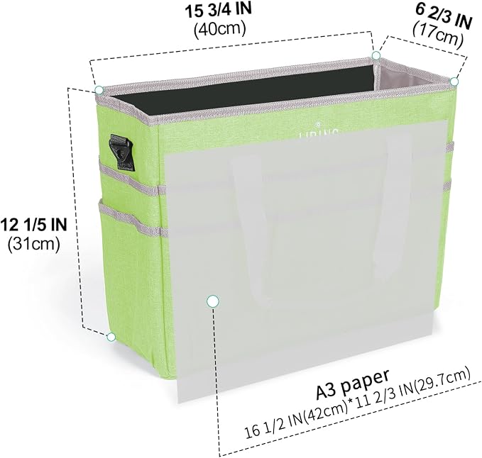 JJRING Craft Organizer Tote Bag, Large Art Storage Caddy - Image 3