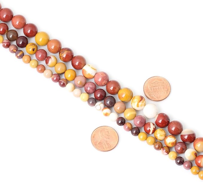 60PCS 6mm Natural Moonkaite Jasper Gemstone Round Loose Beads - Image 6