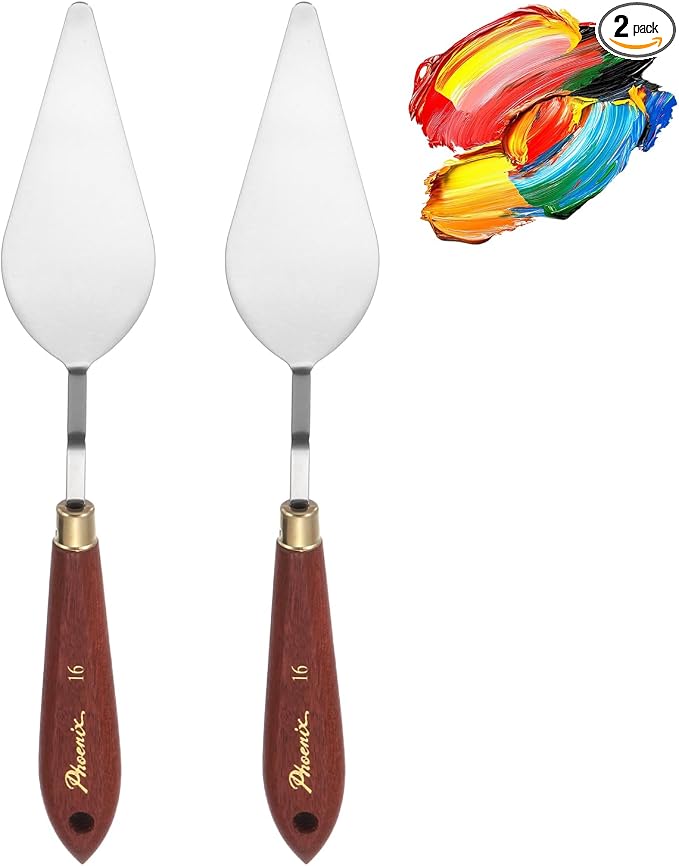MECCANIXITY Pack of 2 Palette Knife No.16, 9.4" Long by MECCANIXITY
