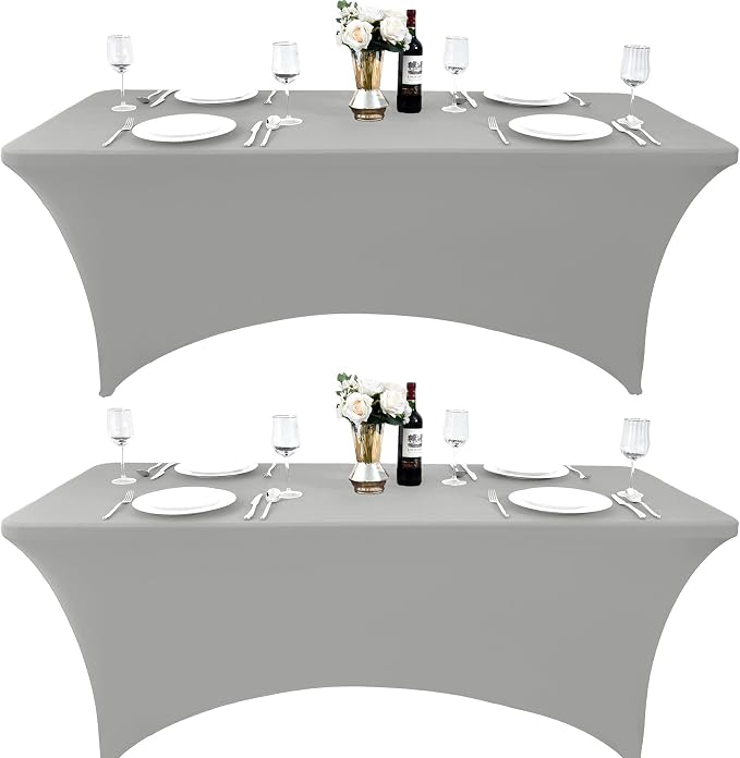 112 2-Pack 6ft Spandex Table Covers by Unknown
