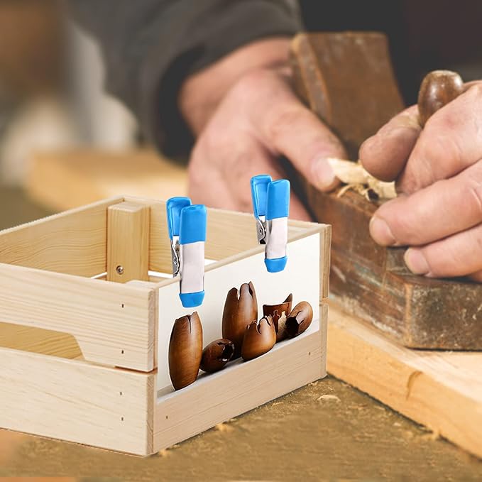 Small Spring Clamps for Woodworking, Backdrop Clips, Mini Clamps for Crafts - Image 3