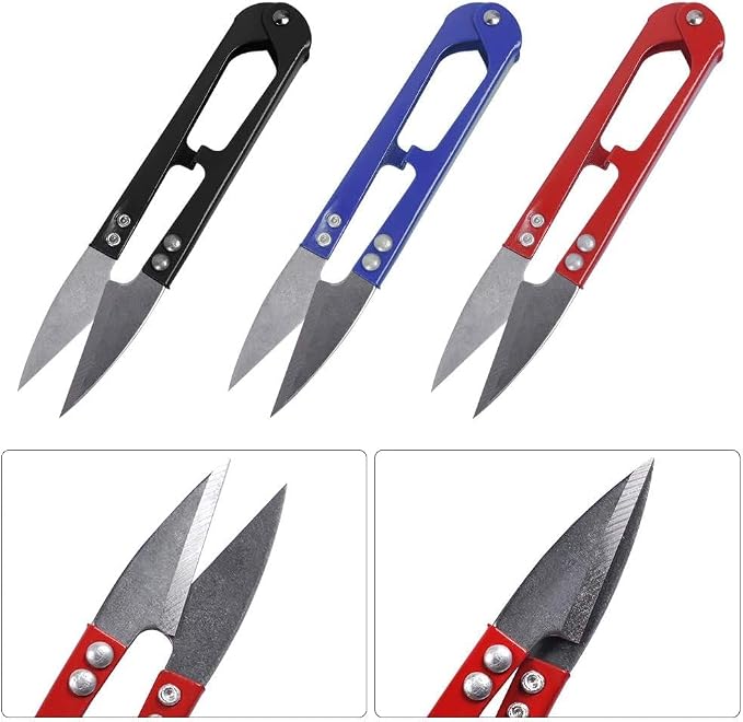 UCEC Compact Thread Snips Small Sewing Scissors 4.2 Inch Metal Thread Cutter - Image 5