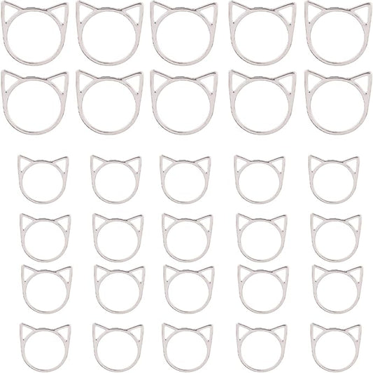 Hilsayum Cat Stitch Markers Cute Stitch Markers Metal Stitch Markers Knitting Accessories Stitch Markers for Crocheting