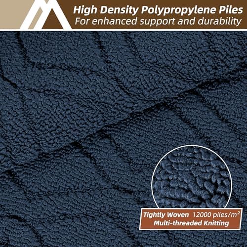 COSY HOMEER Kitchen Rugs Sets of 2 Non-Slip Washable, 60x24Inch/35X24Inch - Image 2