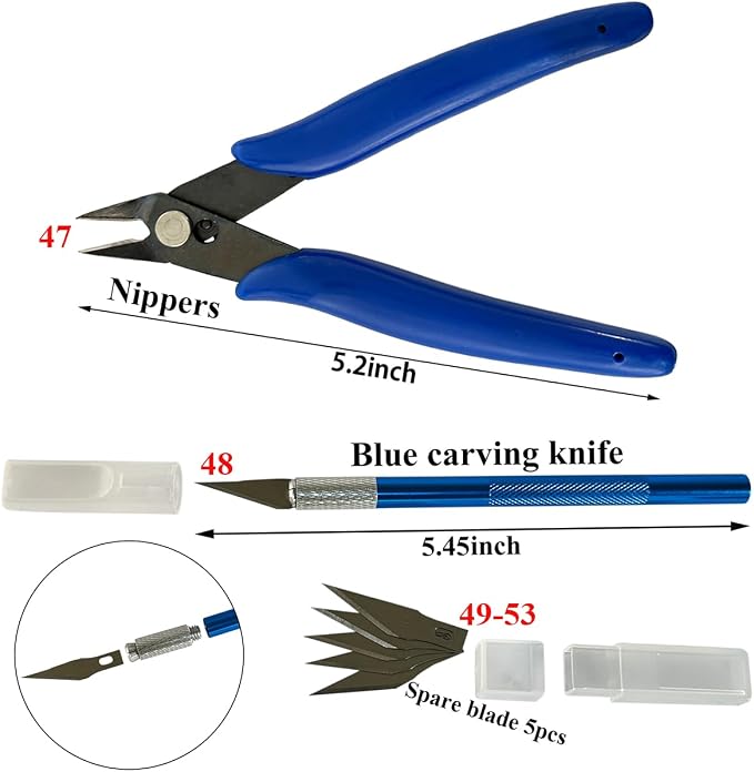 Model DIY Tool Kit, Professional Gundam Craft Building Repairing Tool Set - Image 6