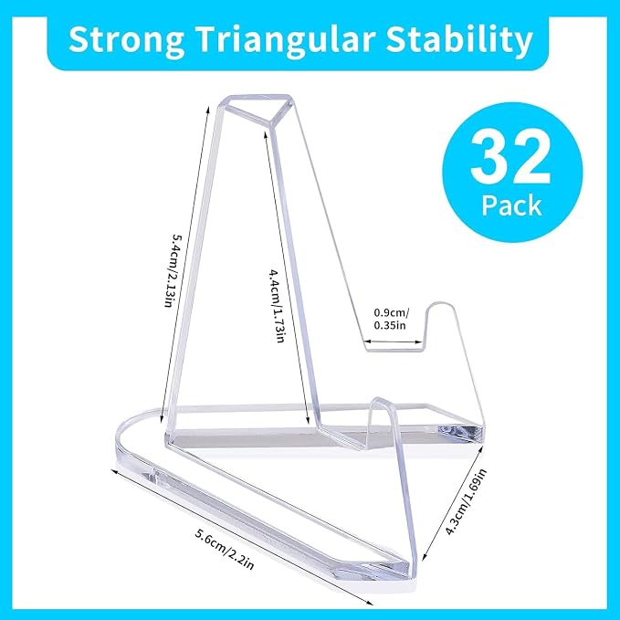 vivinin 32Packs Card Display Stand, Card Stand, Card Stands - Image 2