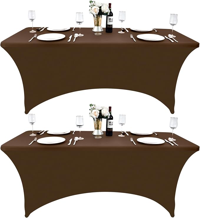2-Pack 4ft Spandex Table Covers by Unknown