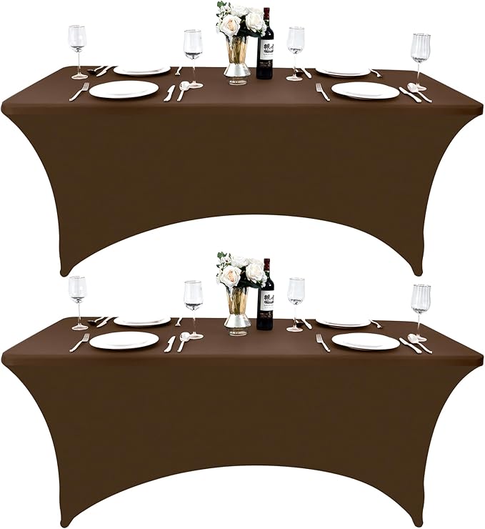 2-Pack 8ft Spandex Table Covers by Unknown