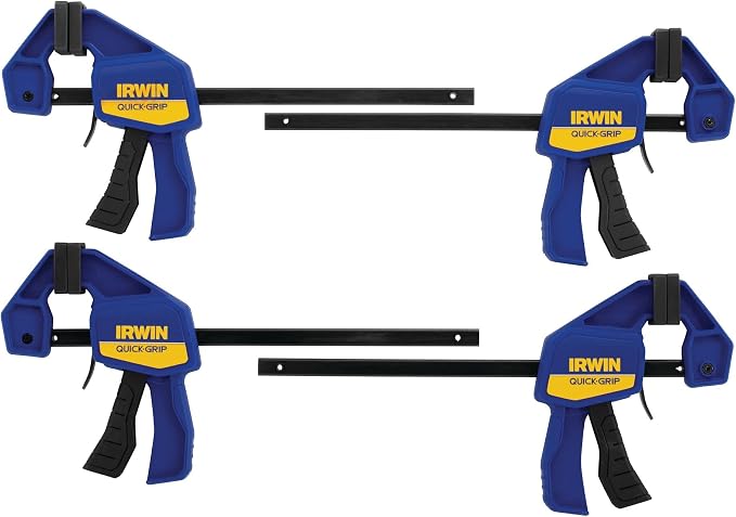 IRWIN Bar Clamp, 8 Pack | QUICK-GRIP | One-Handed | Mini - Image 3