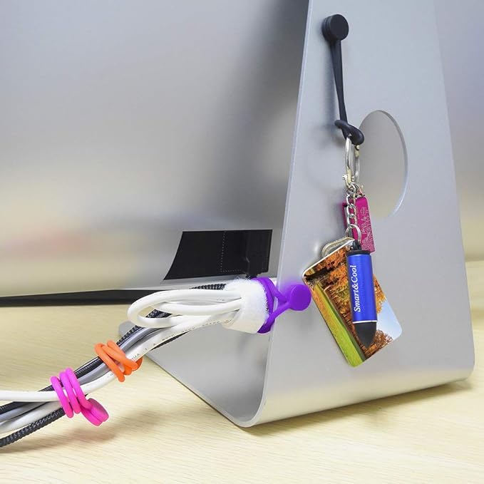 SMART&COOL Reusable Silicone Magnetic Cable Ties - Image 5