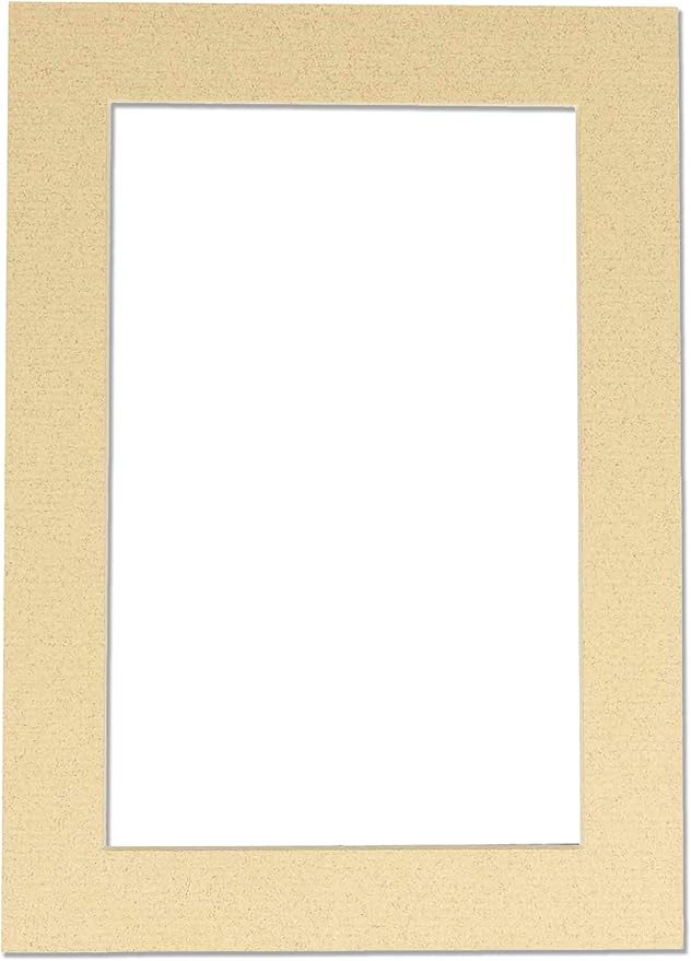 11x14 Mat for 8.5x11 Photo - Precut Tan Picture Matboard for Frames Measuring 11 x 14 Inches - Bevel Cut Matte to Display Art Measuring 8.5 x 11 Inches - Acid Free ONE MAT