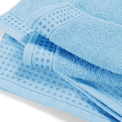 GLAMBURG Ultra Soft 4 Pack Oversized Bath Towel Set 27x54 inches, 100% Cotton - Image 2