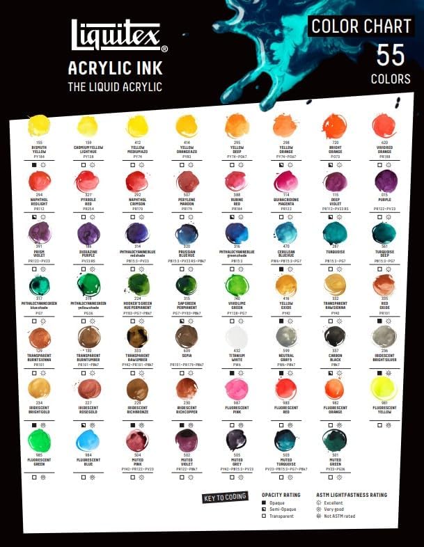 Liquitex Professional Acrylic Ink, 1-oz Jar, Muted Violet - Image 6
