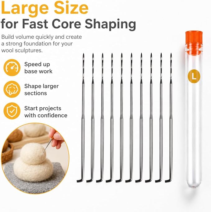 Gipony 80-Piece Felting Needles - Image 6