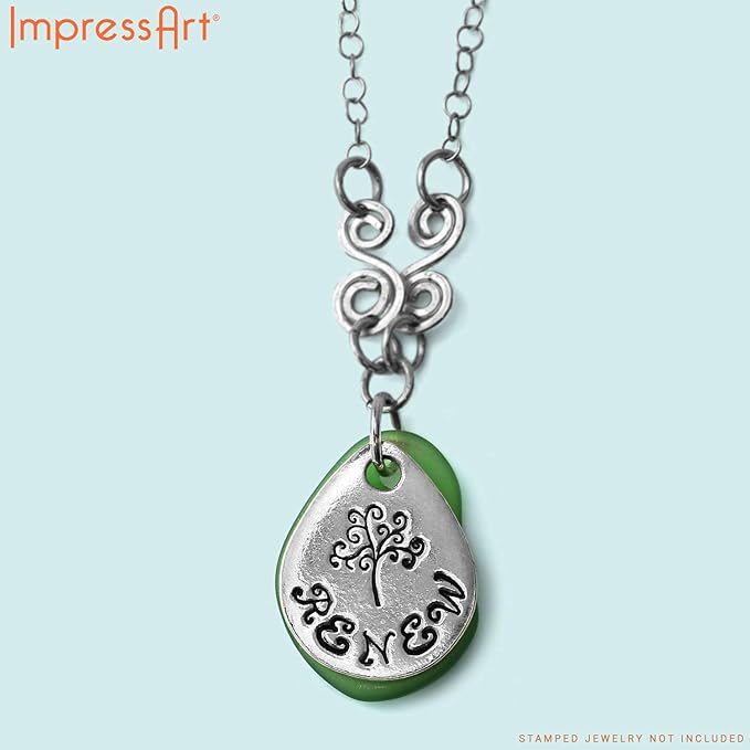 ImpressArt - Tree of Life Signature Design Metal Stamp, 6mm