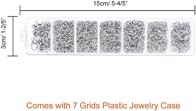 Paxcoo 1500Pcs Silver Jump Rings - Image 4