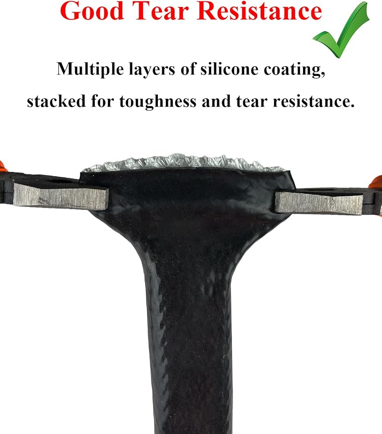 YAMAKATO 1/4" ID Heat Shielded Fire Thermo Armor Fire Sleeve Silicone Coated - Image 5