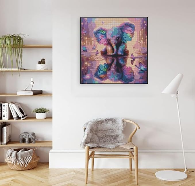 Elephant Stamped Cross Stitch Kits - Image 4
