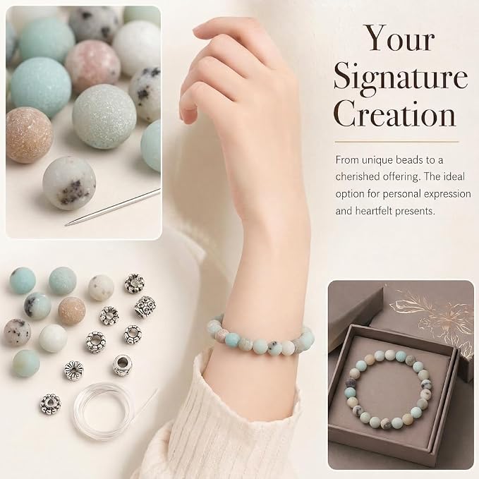 10mm Matte Amazonite Beads, 15-Inch Matte Round Loose Stone Beads - Image 4