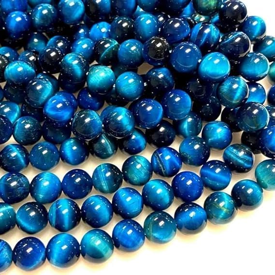 Zenkeeper About 180 Pcs Lake Blue Tiger Eyes Beads - Image 9
