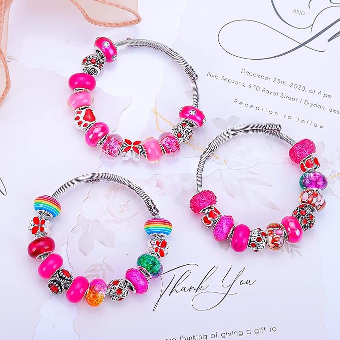 European Large Hole Spacer Charm Beads - Image 4