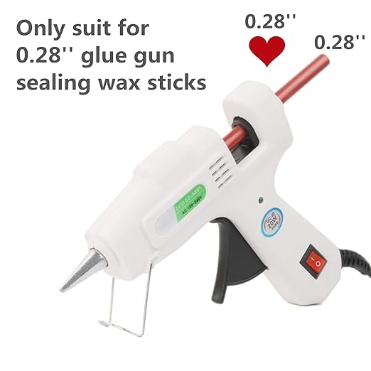 20Pcs Wax Seal Sticks Set with Glue Gun, Great for Wedding Invitations, Envelopes, Gift Wrapping (Pine Green)