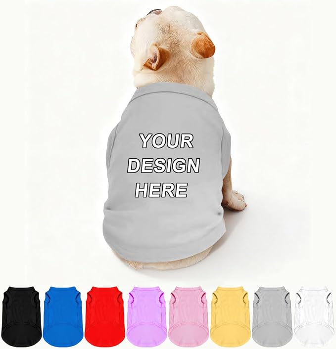 Customized Dog Shirt Custom Pet Clothes T Shirts by Plmoknijb