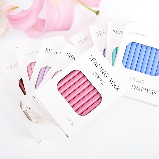 20pcs Pearl White Wax Sealing Sticks with Glue Gun, Easy No-Flame Envelope Sealer, Ideal for Wedding Invitations, Gift Wrapping, DIY Projects