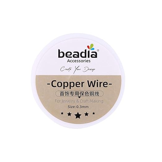 KC Gold Copper Wire 0.3mm Bead Cord for Bracelet Necklace Charm Beading Jewelry Making 54yard