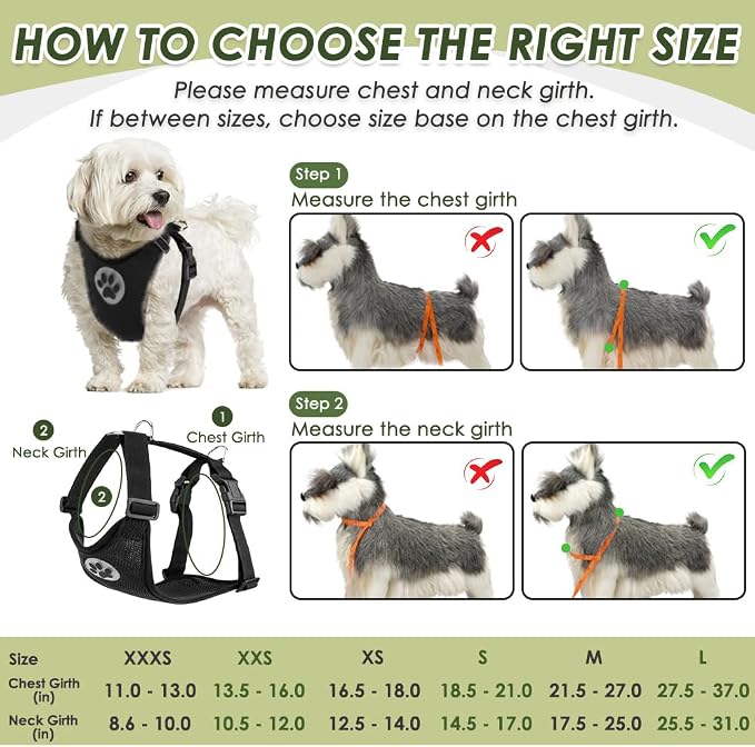 SlowTon Dog Seat Belt Harness for Car, Dog Car Harness Adjustable Mesh - Image 6