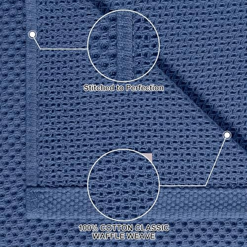 Homaxy 12 Pack 100% Cotton Kitchen Towels and Dishcloths Set - Image 2