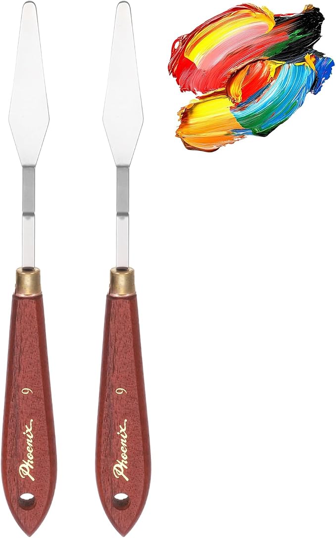 MECCANIXITY Pack of 2 Palette Knife No.9, 8.4" Long by MECCANIXITY