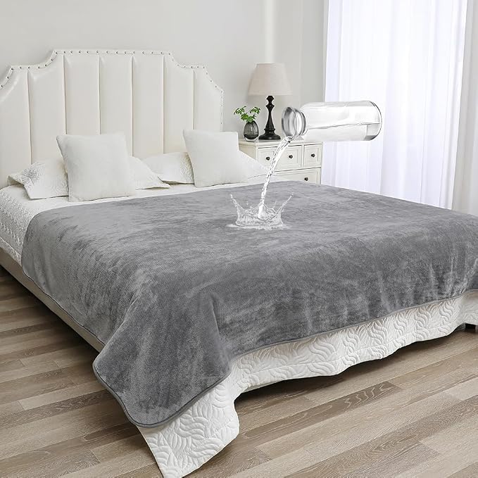 Waterproof Blanket for Pets – Ideal for Couch & Bed Splash Proof Sherpa Throw by Unknown