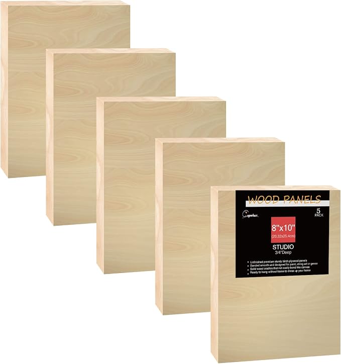 Cupohus Unfinished Wood Boards Canvas by Cupohus