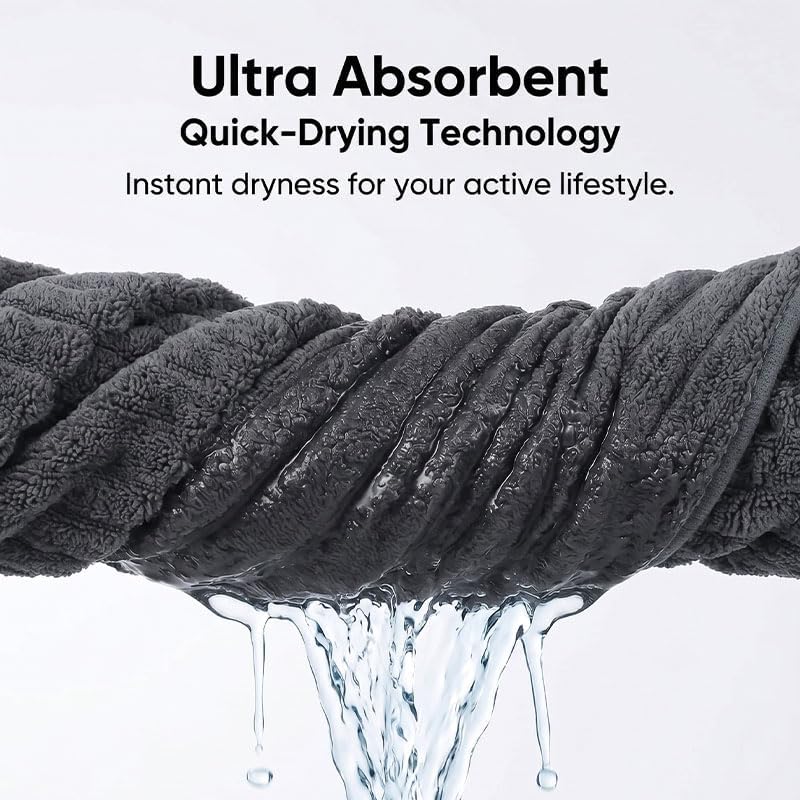 Luxury 3-Piece Quick-Dry Bath Towel Set – Ultra Soft Microfiber Towels - Image 6