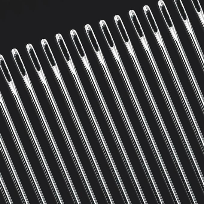 10" Professional Upholstery Needle 25cm length 3mm thickness, Big Eye Hand Sewing Needles for Stitching and Crafting Projects