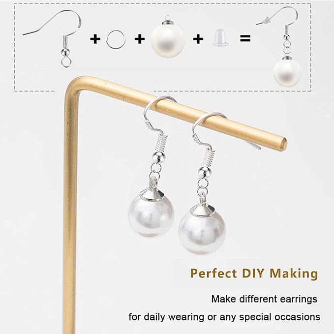 Hypoallergenic Earring Hooks, Ear Wires, Jump Rings, Fish Hooks - Image 2