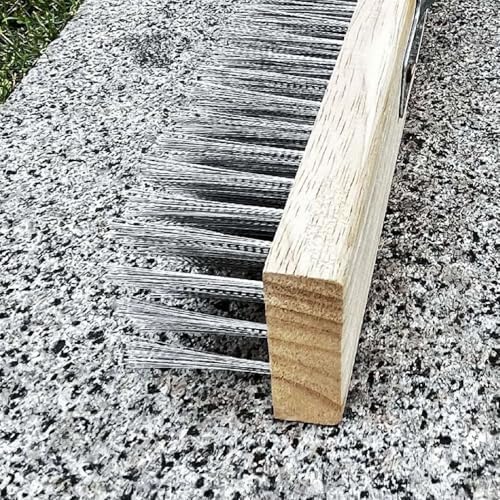 Floor Scrub Brush, Adjustable 80-120cm Handle Deck Scrub Brush, Moss Remover - Image 4