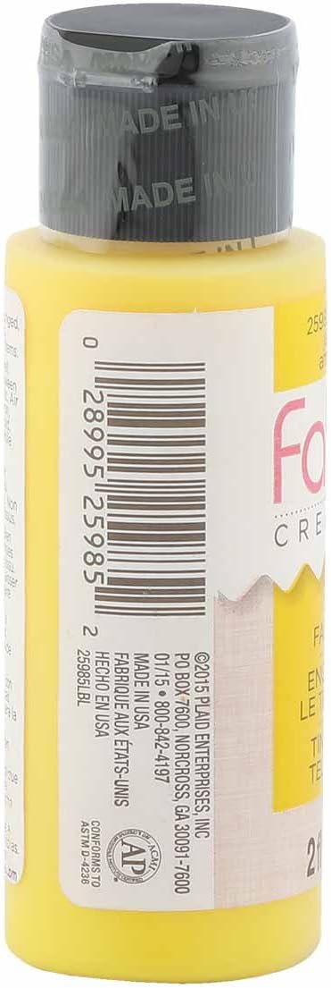 Fabric Creations Fabric Ink in Assorted Colors, Real Yellow - Image 4