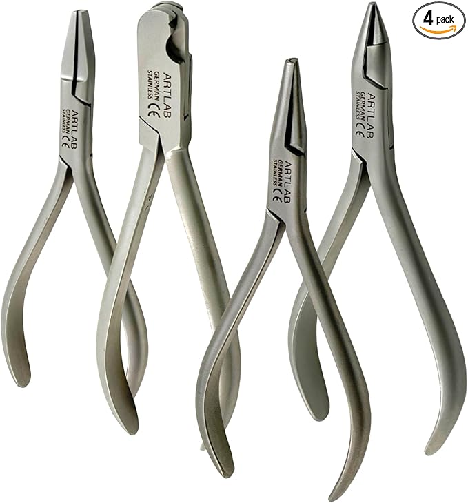 4 Pliers Types for Metal Forming, Wire Bending for Making Loops, Curves, Rings, Angles, Wire Shape Forning Pliers for Crafts, Hobby, and More.
