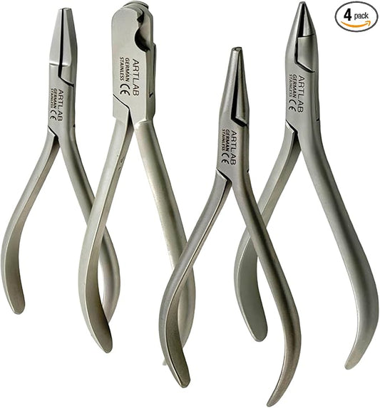 4 Pliers Types for Metal Forming, Wire Bending for Making Loops, Curves, Rings, Angles, Wire Shape Forning Pliers for Crafts, Hobby, and More.