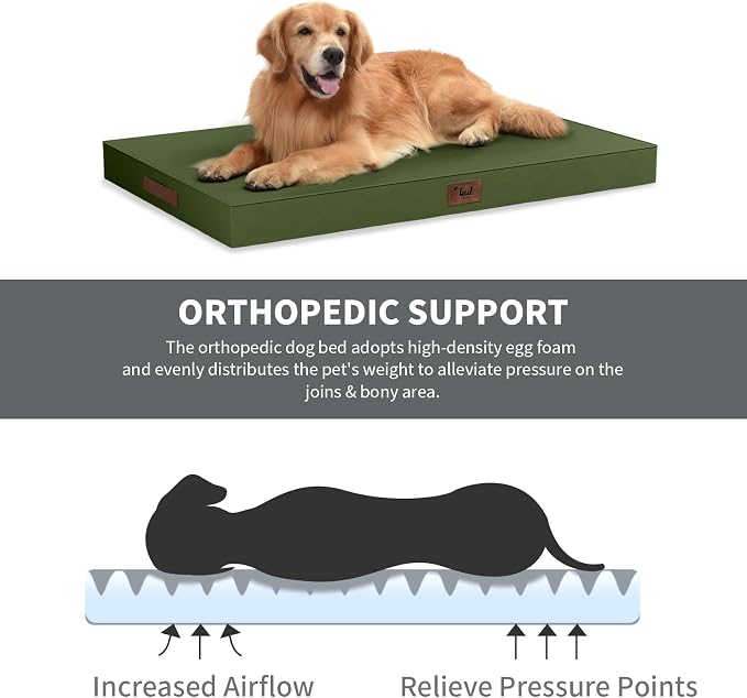 Outdoor Extra Large Dog Bed, Jumbo Waterproof Dog Bed - Image 2