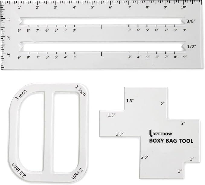 UPTTHOW 3Pcs Boxy Bag Making Templates Notion by UPTTHOW