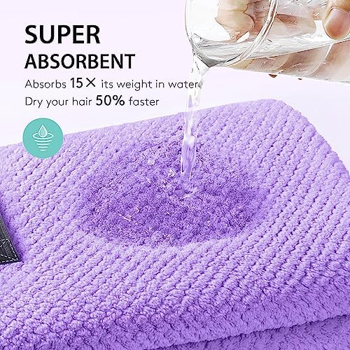 YFONG Larger Microfiber Hair Towel Wrap - Image 6