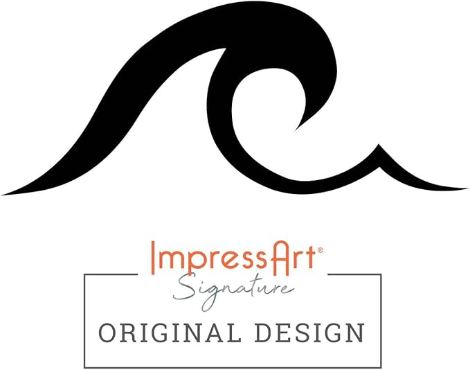 ImpressArt - Wave Steel Punch, Metal Stamping Tools for Custom Jewelry Making & Art Projects (6mm)
